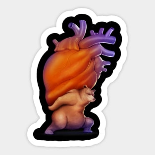 Heavy Heart Sticker